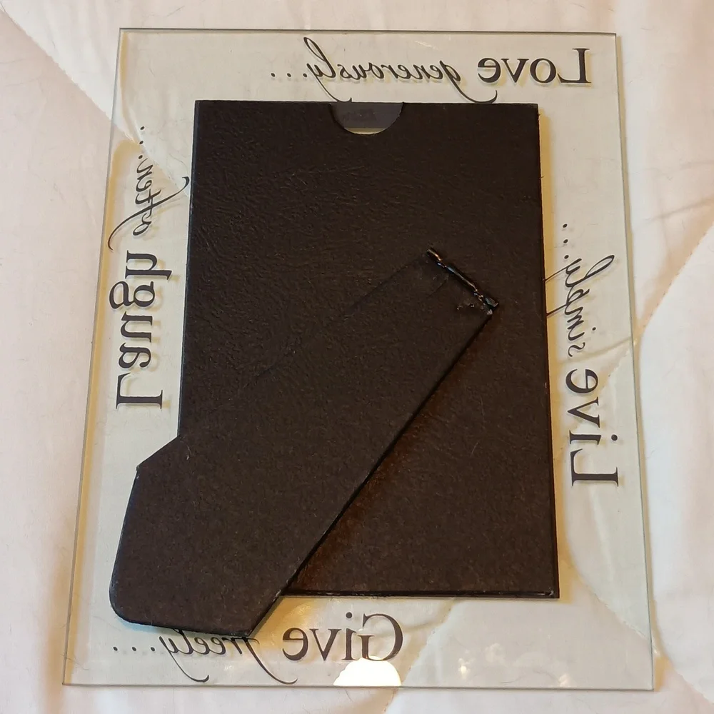 Clear‎ glass picture frame